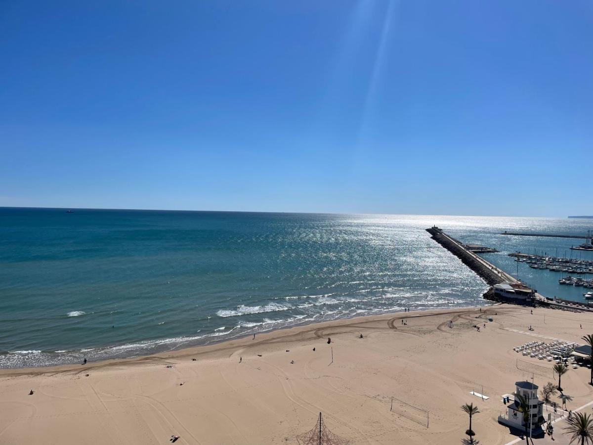 Atico Duplex Playa De Gandia A 1Ra Linea De Playa Apartamento Exterior foto