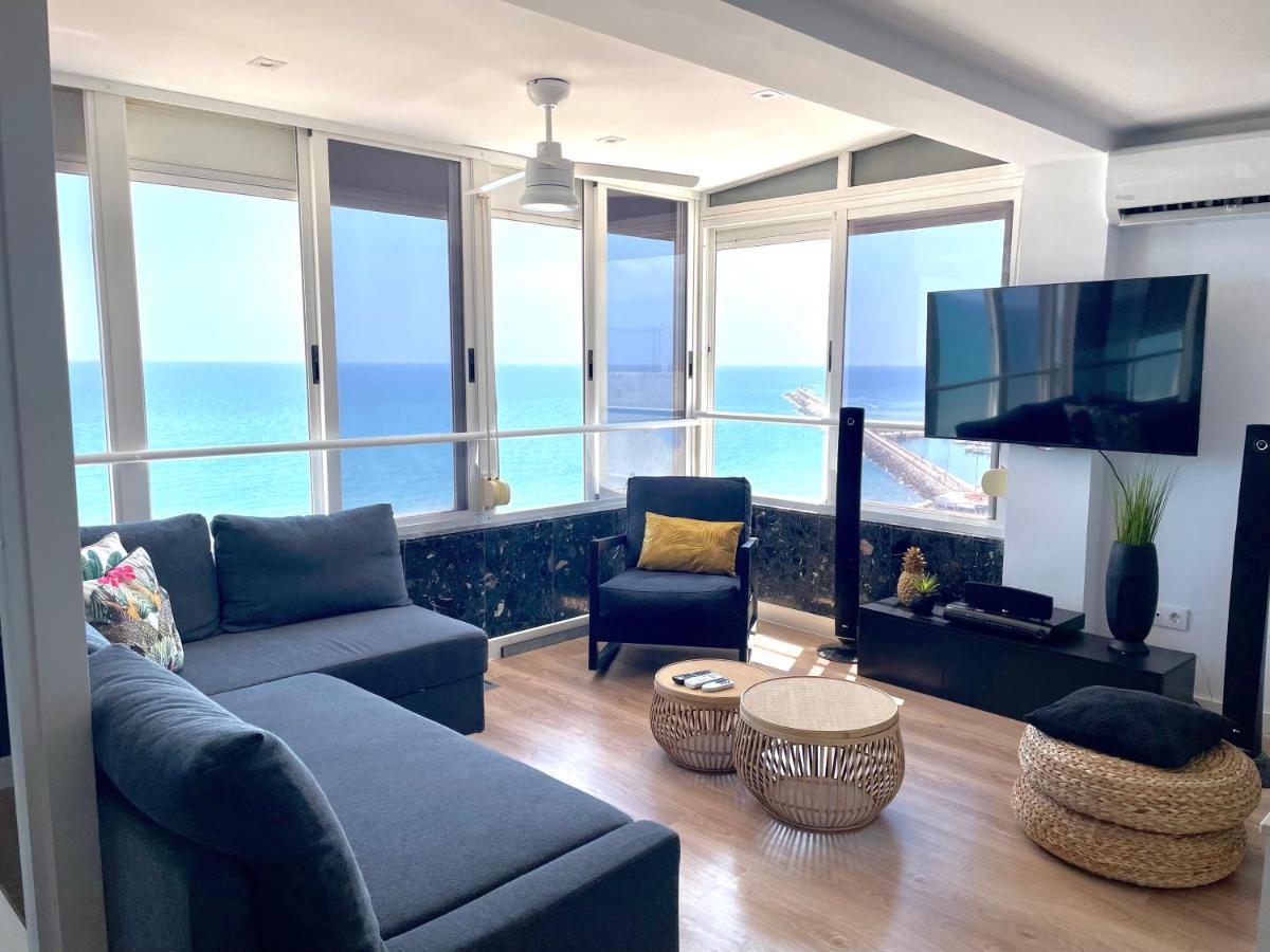 Atico Duplex Playa De Gandia A 1Ra Linea De Playa Apartamento Exterior foto
